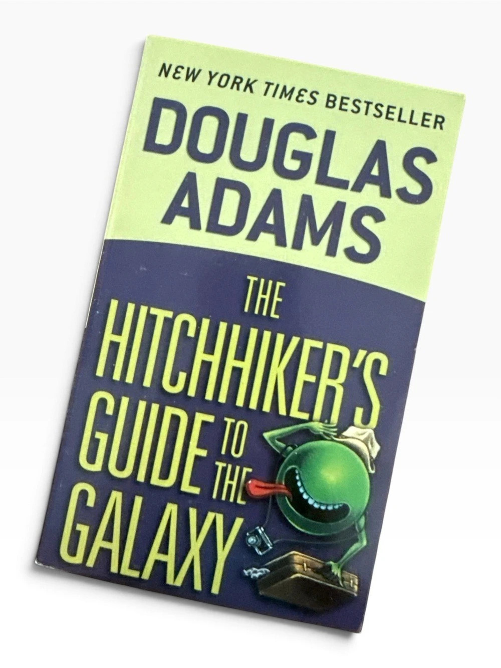 Del Rey The Hitchhiker's Guide to the Galaxy Paperback Book Green & Black
